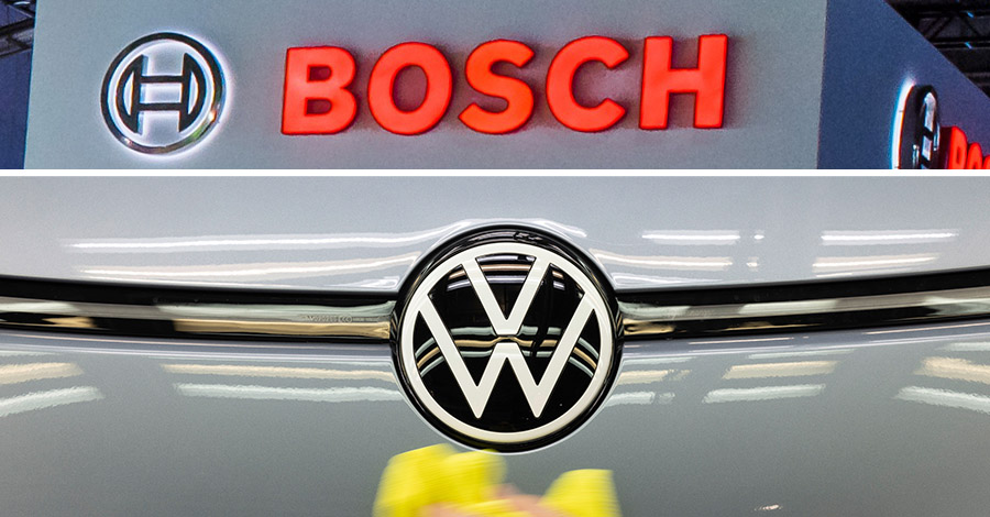 Bosch és Volkswagen logó