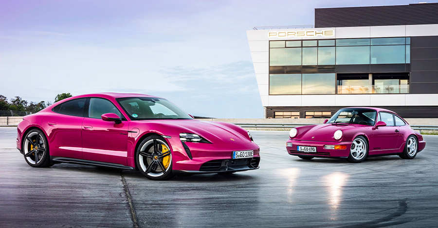 Porsche Taycan és Porsche 911