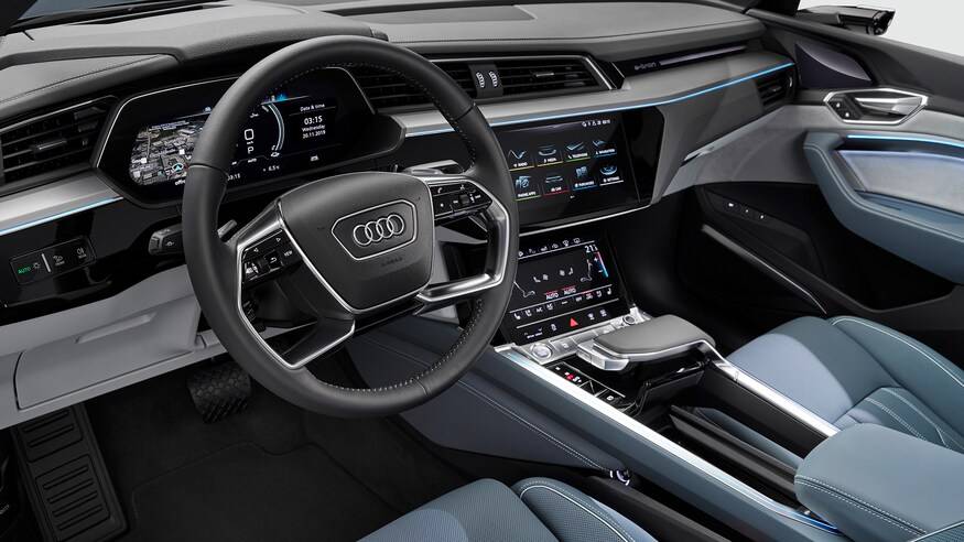 2020-as Audi e-tron Sportback beltere