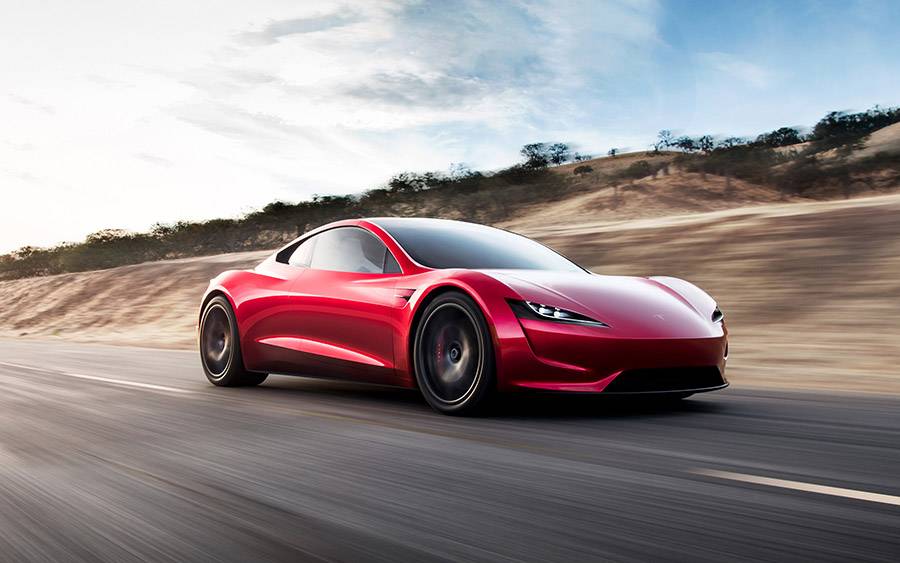 Tesla Roadster elölről